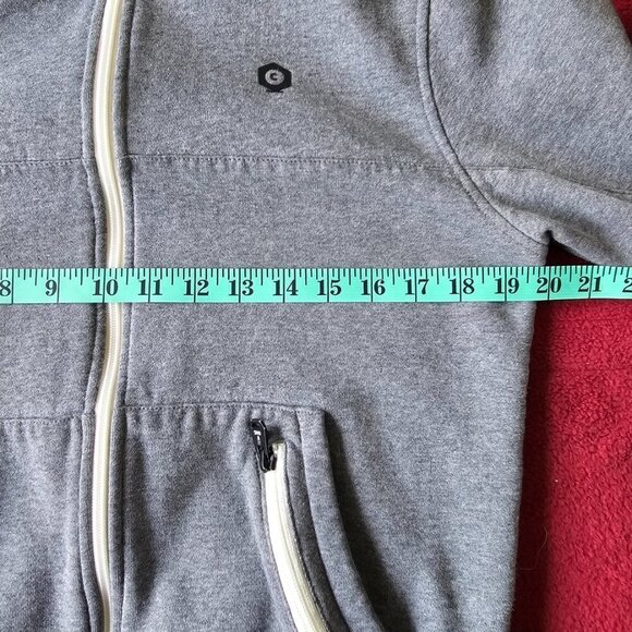 Jack Jones Men's Clay Sweat Grey Zip up Hoodie, S, 4 Front Pocket (2 Zip) - Picture 10 of 13